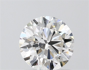 Picture of Lab Grown Diamond 1.03 Carats, Round with Ideal Cut, F Color, VS2 Clarity and Certified by IGI