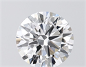 Lab Grown Diamond 1.27 Carats, Round with Ideal Cut, D Color, VS1 Clarity and Certified by IGI
