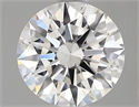 Lab Grown Diamond 1.03 Carats, Round with Ideal Cut, D Color, VS1 Clarity and Certified by IGI
