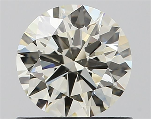 Foto Diamante Natural 0.71 quilates, Redondo , Color J, claridad VS1 y certificado IGI de