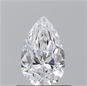 Diamante Natural 0.70 quilates, De pera , Color D, claridad VS2 y certificado GIA