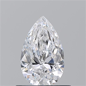 Picture of Natural Diamond 0.70 Carats, Pear with  Cut, D Color, VS2 Clarity and Certified by GIA