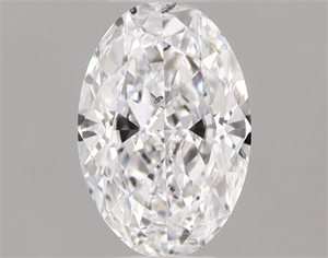 Picture of Natural Diamond 0.50 Carats, Oval with  Cut, D Color, SI2 Clarity and Certified by GIA
