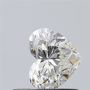 Picture of Natural Diamond 0.50 Carats, Heart with  Cut, J Color, VS1 Clarity and Certified by GIA