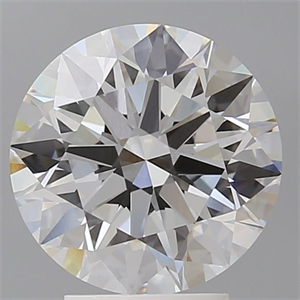 Picture of Lab Grown Diamond 3.59 Carats, Round with Ideal Cut, E Color, VVS2 Clarity and Certified by IGI