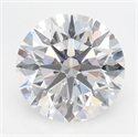 Lab Grown Diamond 3.35 Carats, Round with Ideal Cut, D Color, IF Clarity and Certified by IGI