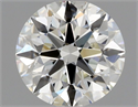 Natural Diamond 0.77 Carats, Round with Excellent Cut, I Color, VS2 Clarity and Certified by GIA