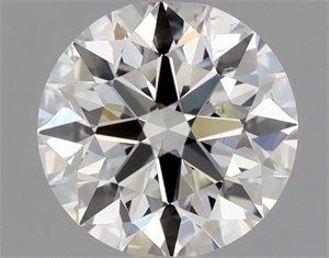 Picture of Natural Diamond 0.77 Carats, Round with Excellent Cut, I Color, VS2 Clarity and Certified by GIA