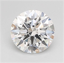 Lab Grown Diamond 1.04 Carats, Round with Ideal Cut, D Color, VS1 Clarity and Certified by IGI