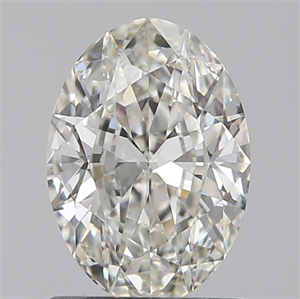 Picture of Natural Diamond 0.90 Carats, Oval with  Cut, H Color, IF Clarity and Certified by IGI