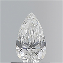 Natural Diamond 0.50 Carats, Pear with  Cut, E Color, VS1 Clarity and Certified by GIA