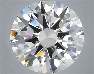 Picture of Lab Grown Diamond 6.03 Carats, Round with Excellent Cut, E Color, VVS2 Clarity and Certified by IGI