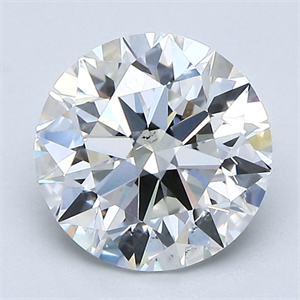Picture of Natural Diamond 2.22 Carats, Round with Excellent Cut, G Color, SI1 Clarity and Certified by GIA