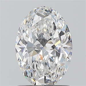 Picture of Natural Diamond 1.04 Carats, Oval with  Cut, E Color, VS1 Clarity and Certified by GIA