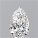 Natural Diamond 0.70 Carats, Pear with  Cut, H Color, SI1 Clarity and Certified by GIA