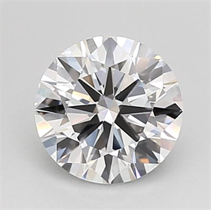 Picture of Lab Grown Diamond 1.06 Carats, Round with Ideal Cut, D Color, VS1 Clarity and Certified by IGI