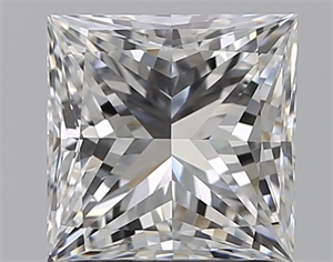 Foto Diamante Natural 1.51 quilates, Princesa , Color E, claridad VS1 y certificado GIA de