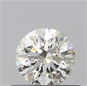 Natural Diamond 0.43 Carats, Round with Excellent Cut, J Color, VS1 Clarity and Certified by GIA