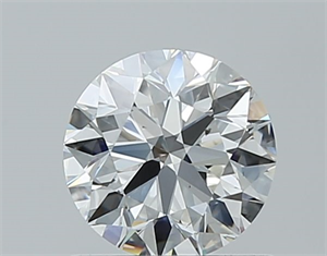 Picture of Natural Diamond 0.70 Carats, Round with Excellent Cut, F Color, SI1 Clarity and Certified by GIA