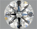 Natural Diamond 1.21 Carats, Round with Excellent Cut, H Color, SI2 Clarity and Certified by GIA
