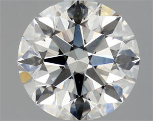 Picture of Natural Diamond 1.21 Carats, Round with Excellent Cut, H Color, SI2 Clarity and Certified by GIA