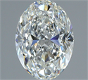 Natural Diamond 1.01 Carats, Oval with  Cut, G Color, VVS1 Clarity and Certified by GIA