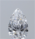 Natural Diamond 0.30 Carats, Pear with  Cut, D Color, VS1 Clarity and Certified by GIA