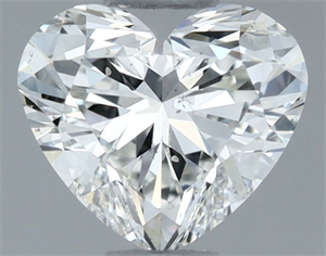 Picture of Natural Diamond 0.62 Carats, Heart with  Cut, I Color, SI1 Clarity and Certified by GIA