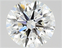 Diamante Natural 0.50 quilates, Redondo , Color I, claridad VVS1 y certificado GIA