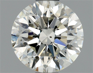 Picture of Natural Diamond 0.76 Carats, Round with Excellent Cut, J Color, SI1 Clarity and Certified by GIA