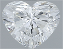 Natural Diamond 0.40 Carats, Heart with  Cut, E Color, SI1 Clarity and Certified by GIA