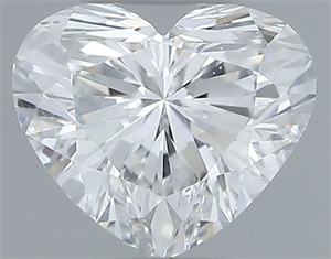 Picture of Natural Diamond 0.40 Carats, Heart with  Cut, E Color, SI1 Clarity and Certified by GIA