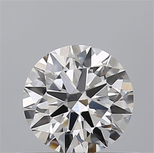 Picture of Natural Diamond 0.40 Carats, Round with Excellent Cut, E Color, VVS2 Clarity and Certified by GIA