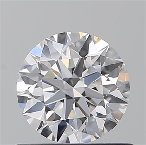 Picture of Natural Diamond 0.70 Carats, Round with Excellent Cut, D Color, VVS2 Clarity and Certified by GIA