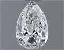 Diamante Natural 0.50 quilates, De pera , Color H, claridad VVS1 y certificado GIA