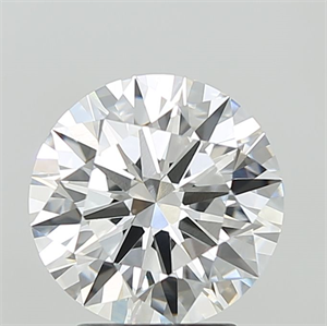 Picture of Lab Grown Diamond 3.10 Carats, Round with Ideal Cut, E Color, VVS2 Clarity and Certified by IGI