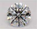 Lab Grown Diamond 0.93 Carats, Round with Ideal Cut, E Color, IF Clarity and Certified by IGI