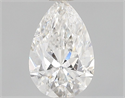 Natural Diamond 0.50 Carats, Pear with  Cut, F Color, I1 Clarity and Certified by GIA