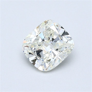 Picture of Natural Diamond 0.51 Carats, Cushion with  Cut, J Color, VVS2 Clarity and Certified by GIA
