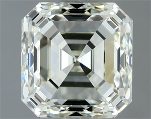 Picture of Natural Diamond 1.01 Carats, Asscher with  Cut, L Color, VVS1 Clarity and Certified by IGI
