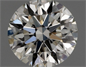 Natural Diamond 0.53 Carats, Round with Excellent Cut, I Color, VVS2 Clarity and Certified by GIA