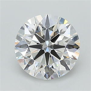Picture of Lab Grown Diamond 1.32 Carats, Round with Ideal Cut, D Color, VS1 Clarity and Certified by IGI