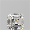 Diamante Natural 0.86 quilates, Asscher , Color H, claridad IF y certificado GIA