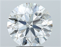 Natural Diamond 3.01 Carats, Round with Excellent Cut, H Color, SI1 Clarity and Certified by GIA