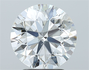 Picture of Natural Diamond 3.01 Carats, Round with Excellent Cut, H Color, SI1 Clarity and Certified by GIA