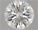 Natural Diamond 0.75 Carats, Round with Excellent Cut, H Color, VVS1 Clarity and Certified by GIA