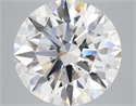 Lab Grown Diamond 6.72 Carats, Round with Ideal Cut, F Color, VS2 Clarity and Certified by IGI