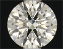 Diamante Natural 0.50 quilates, Redondo , Color N, claridad SI2 y certificado GIA
