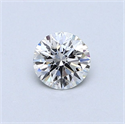 Diamante Natural 0.43 quilates, Redondo , Color F, claridad SI1 y certificado GIA