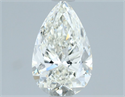 Diamante Natural 1.01 quilates, De pera , Color H, claridad VVS2 y certificado IGI